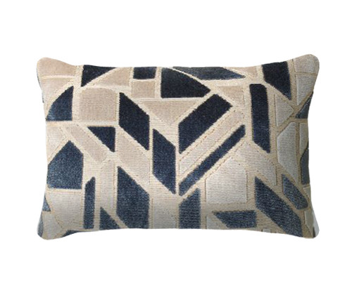 Shard 35x50cm Cushion, Navy