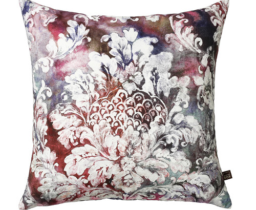 Baroque 58x58cm Cushion, Magenta