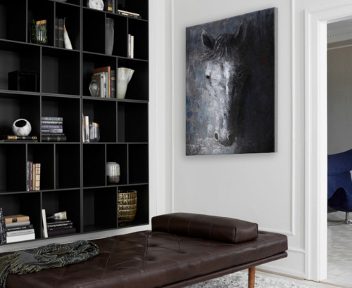 Scatter Box Art Horse 61x91.5x3.6cm, Multi